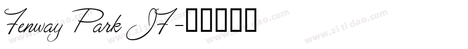 Fenway Park JF字体转换